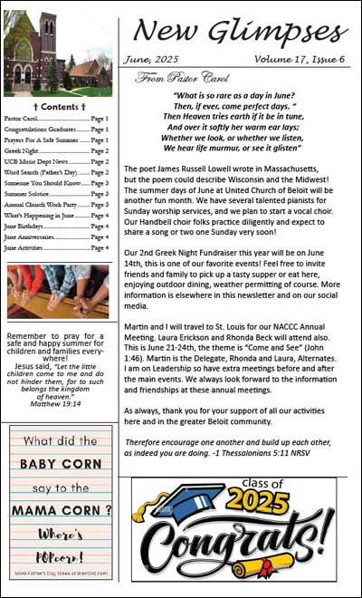 Issue 6 June 2025 | New Glimpses Newsletter