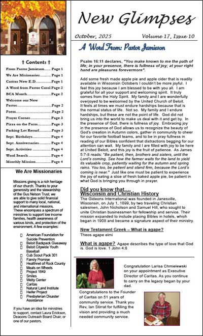 Issue 10 October 2025 | New Glimpses Newsletter