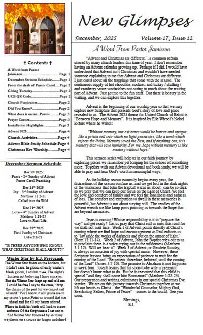 Issue 12 December 2025 New Glimpses