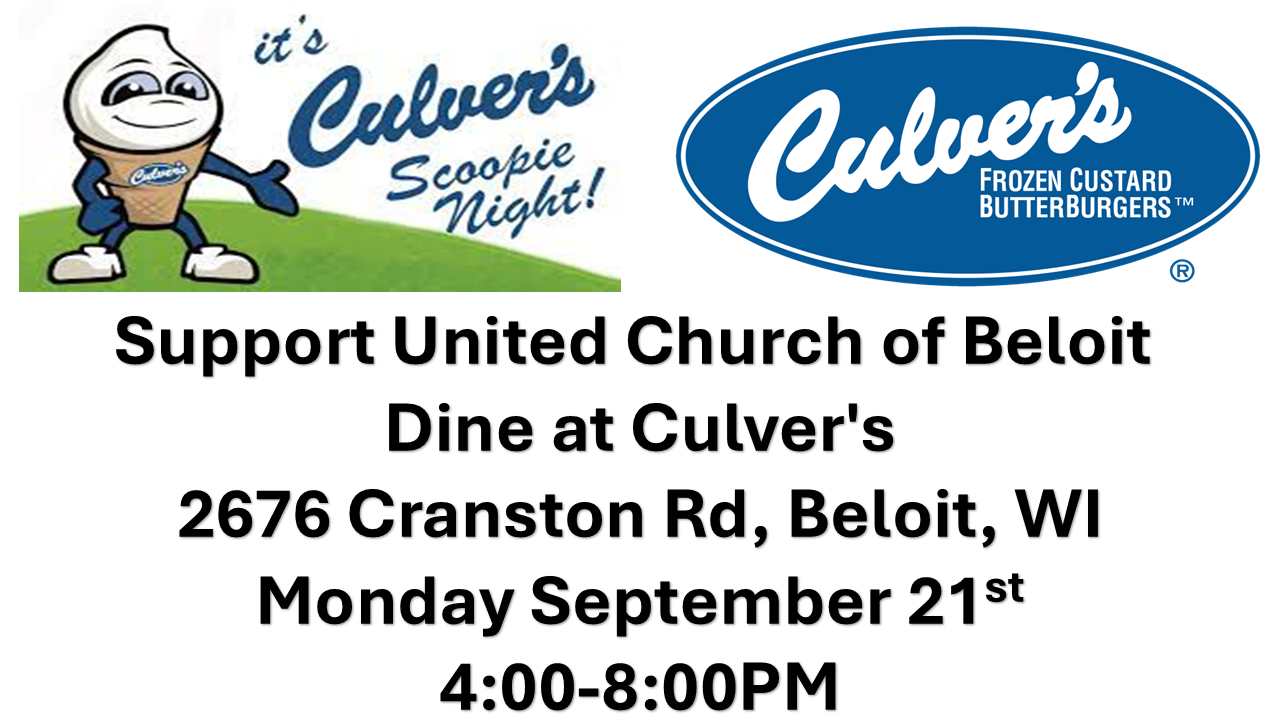 Culvers Sepr 2026